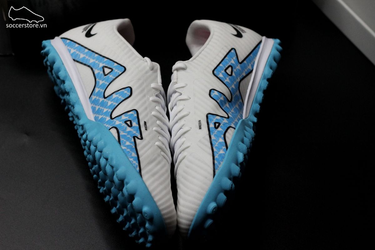 Nike Mercurial Vapor 15 Academy TF Air Zoom Blast Pack màu trắng xanh – DJ5635-146