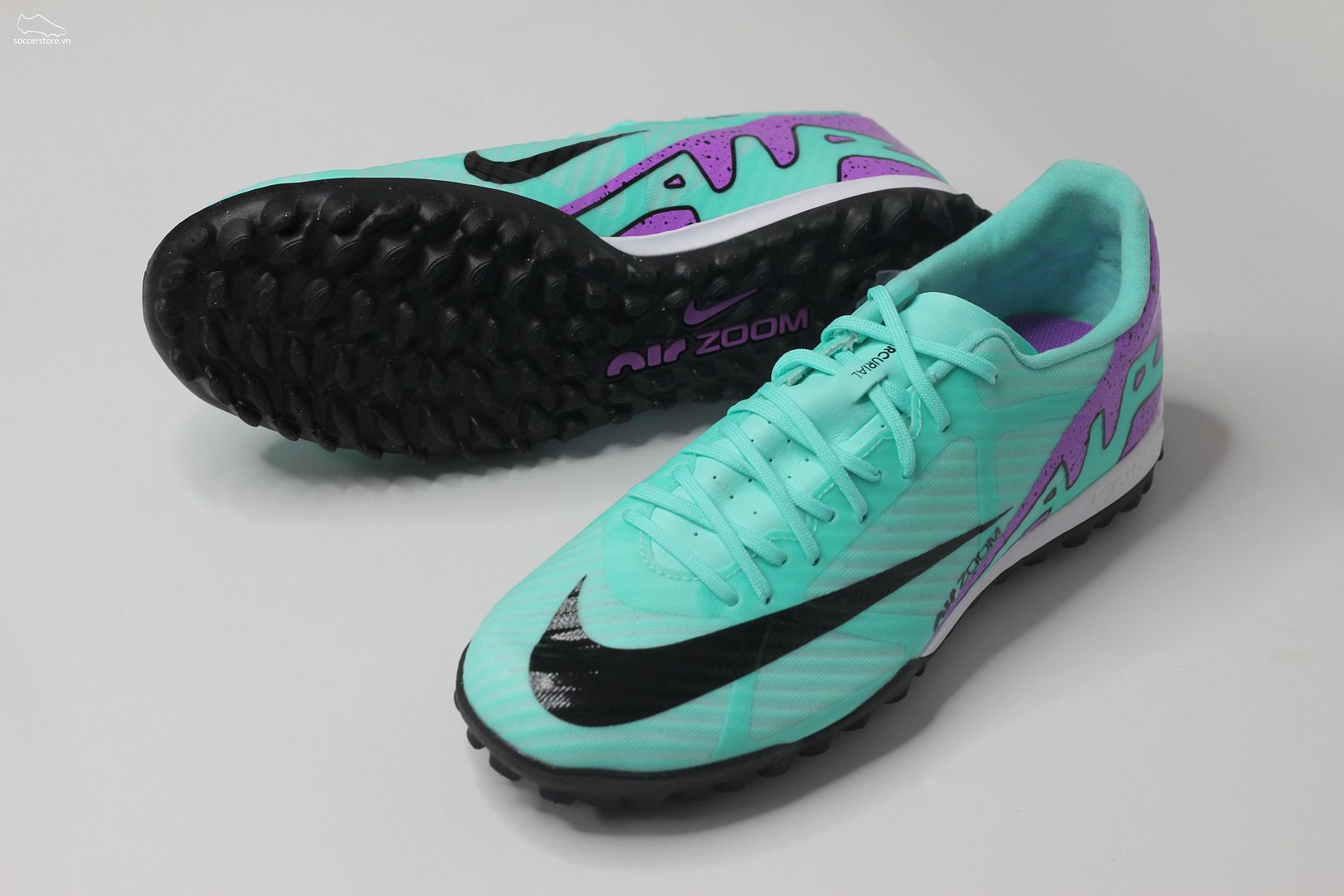 Nike Mercurial Vapor 15 Academy TF màu xanh mint– Peak Ready pack DJ5635-300
