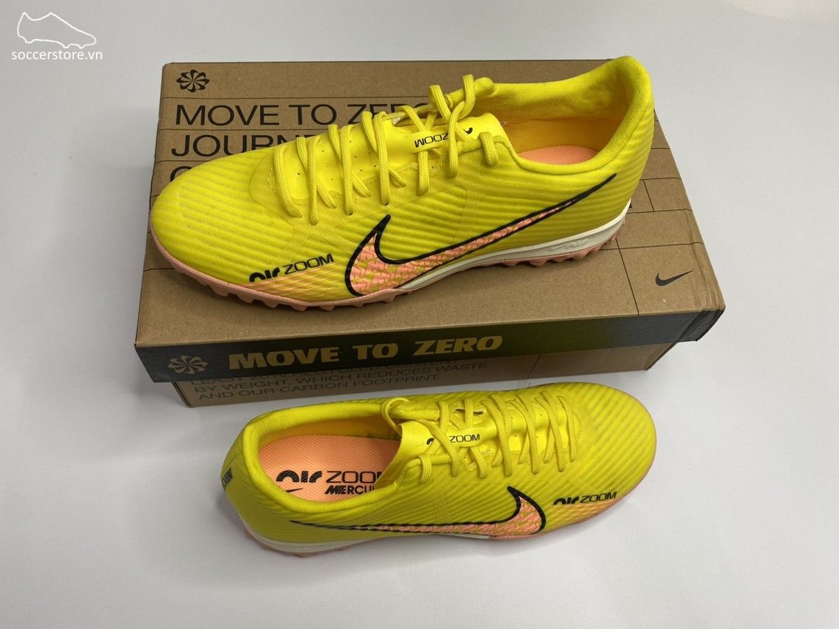 Nike Mercurial Vapor 15 Academy TF Zoom Lucent pack màu vàng chuối - DJ5635-780