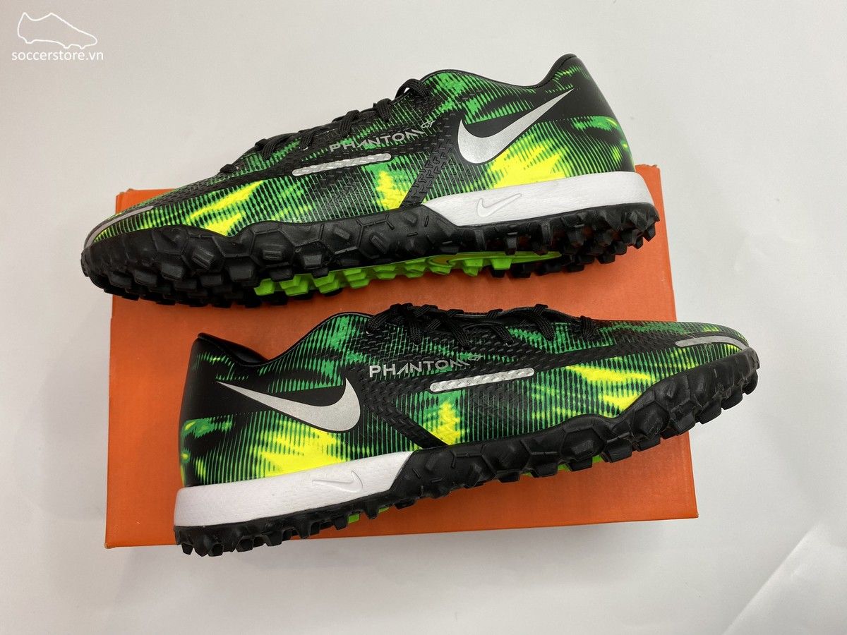 Nike Phantom GT2 Academy TF Shockwave màu xanh lá - DM0725-003