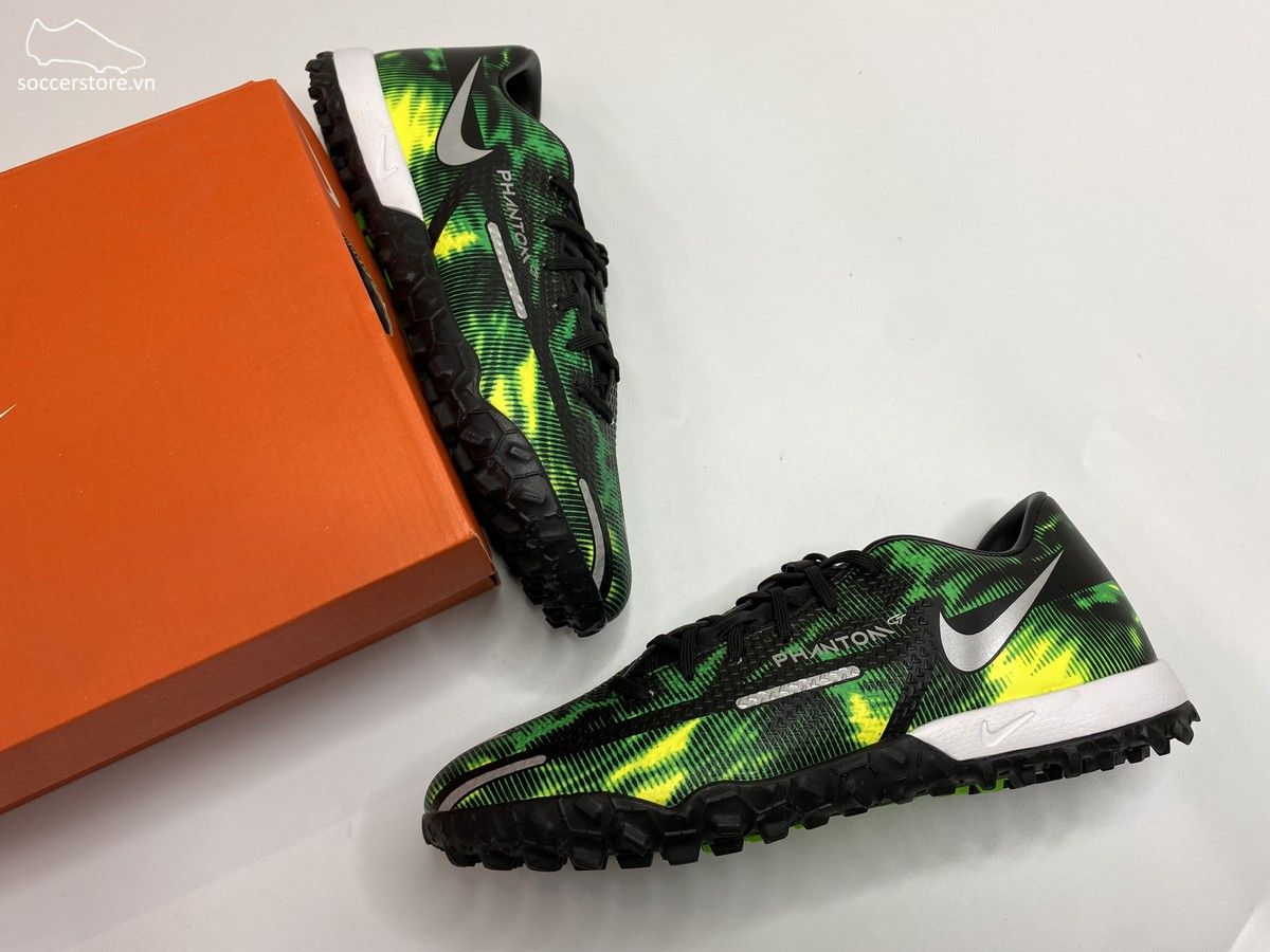 Nike Phantom GT2 Academy TF Shockwave màu xanh lá - DM0725-003