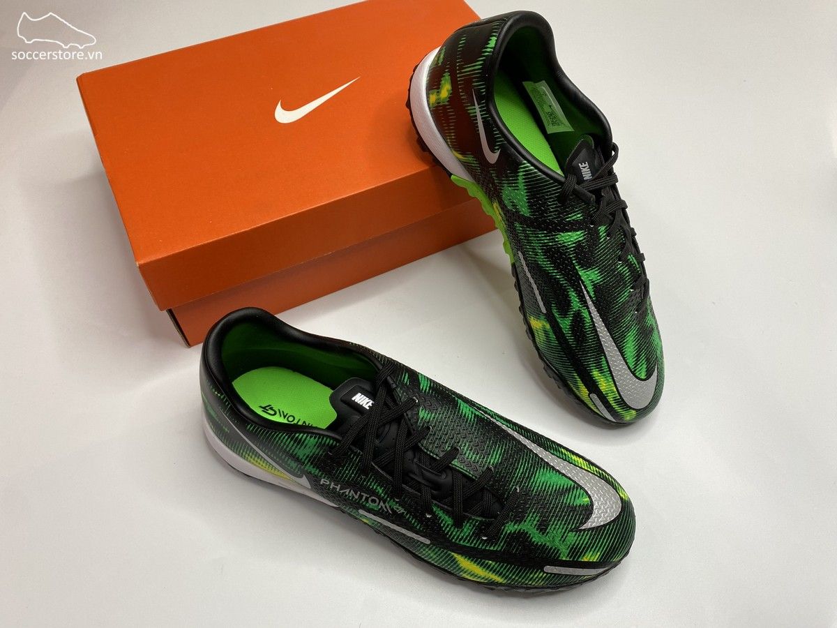 Nike Phantom GT2 Academy TF Shockwave màu xanh lá - DM0725-003