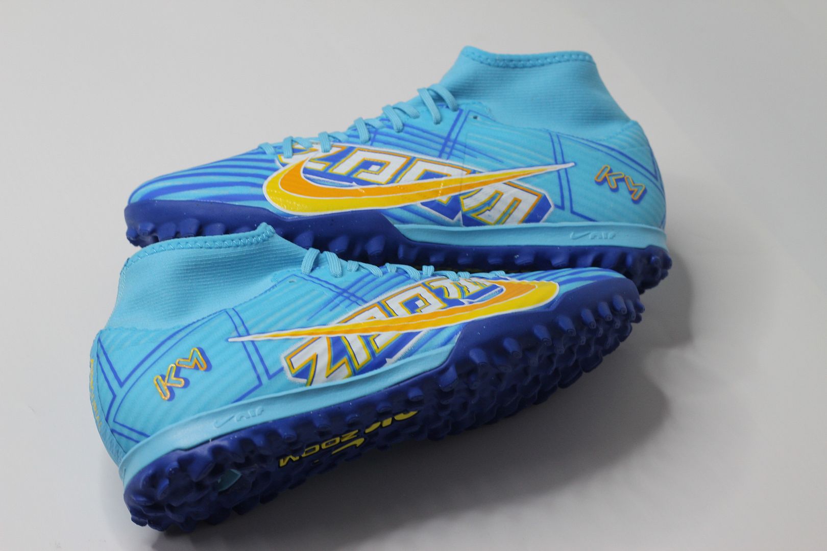 Nike Mercurial Superfly 9 Academy TF Air Zoom KM màu xanh lam Kylian Mbappe DO9347-400n