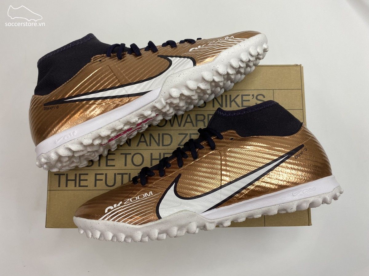 Nike Mercurial Superfly 9 Academy TF Air Zoom Generation World Cup 2022 màu đồng - DR5948-810