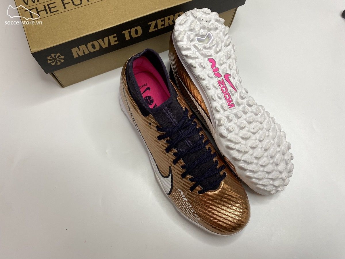 Nike Mercurial Superfly 9 Academy TF Air Zoom Generation World Cup 2022 màu đồng - DR5948-810