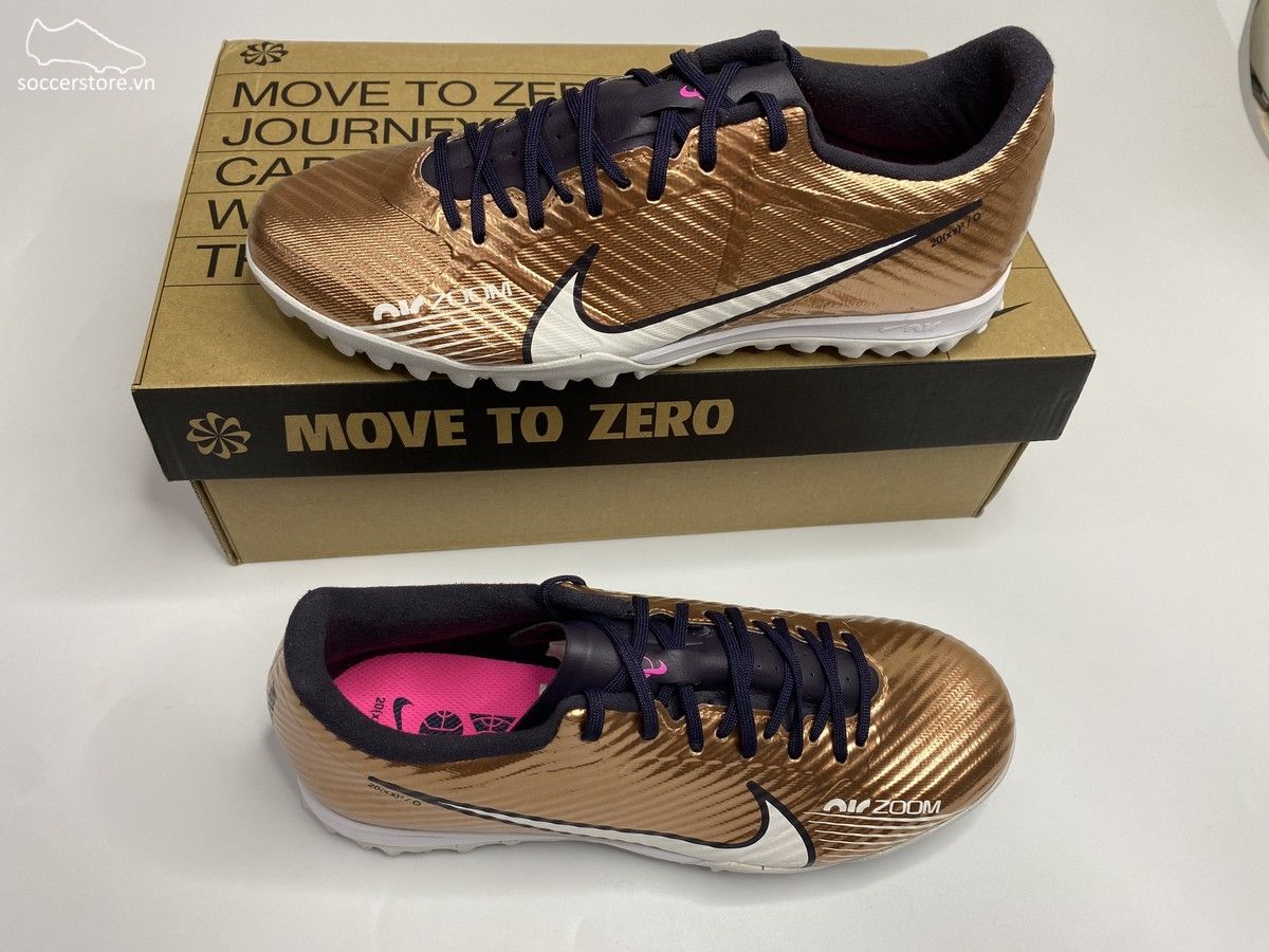 Nike Mercurial Vapor 15 Academy TF Air Zoom Generation World Cup 2022 màu đồng - DR5949-810