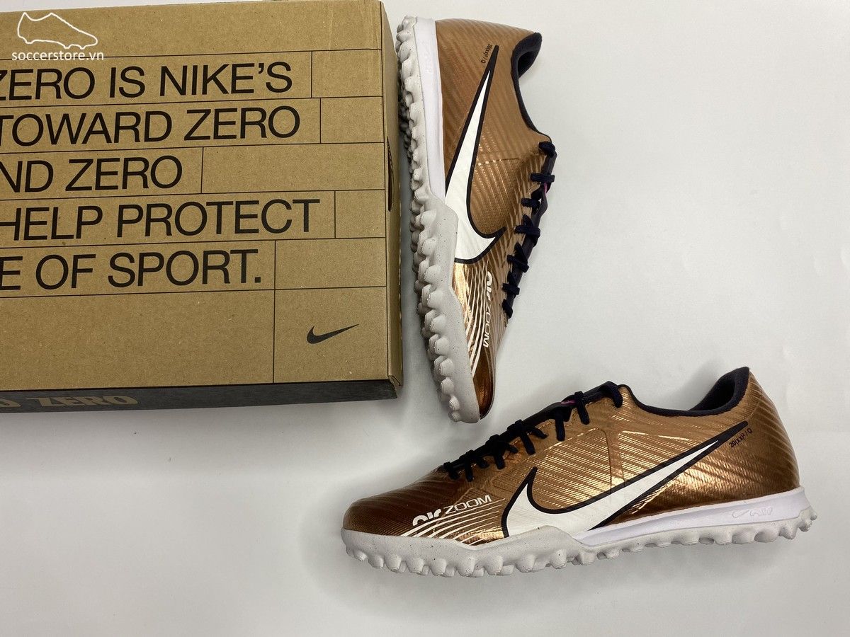 Nike Mercurial Vapor 15 Academy TF Air Zoom Generation World Cup 2022 màu đồng - DR5949-810