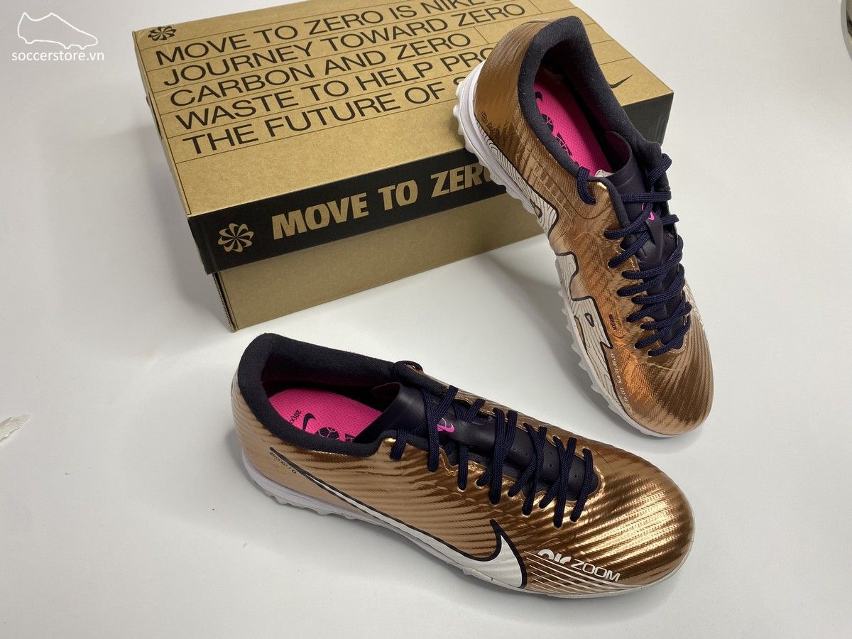 Nike Mercurial Vapor 15 Academy TF Air Zoom Generation World Cup 2022 màu đồng - DR5949-810