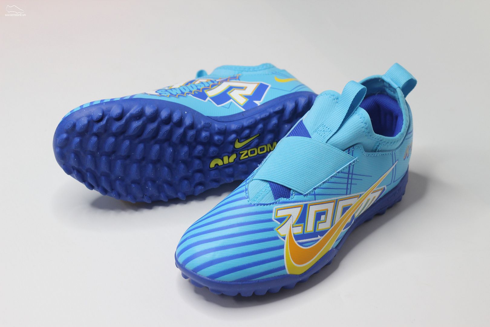 Nike Mercurial Vapor 15 Academy TF KM Jr màu xanh dương Kylian Mbappe DV0737-400