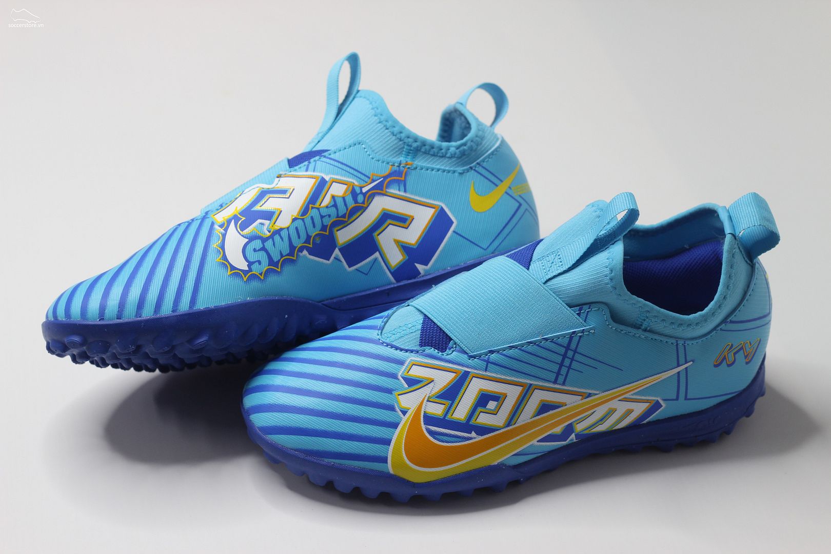 Nike Mercurial Vapor 15 Academy TF KM Jr màu xanh dương Kylian Mbappe DV0737-400