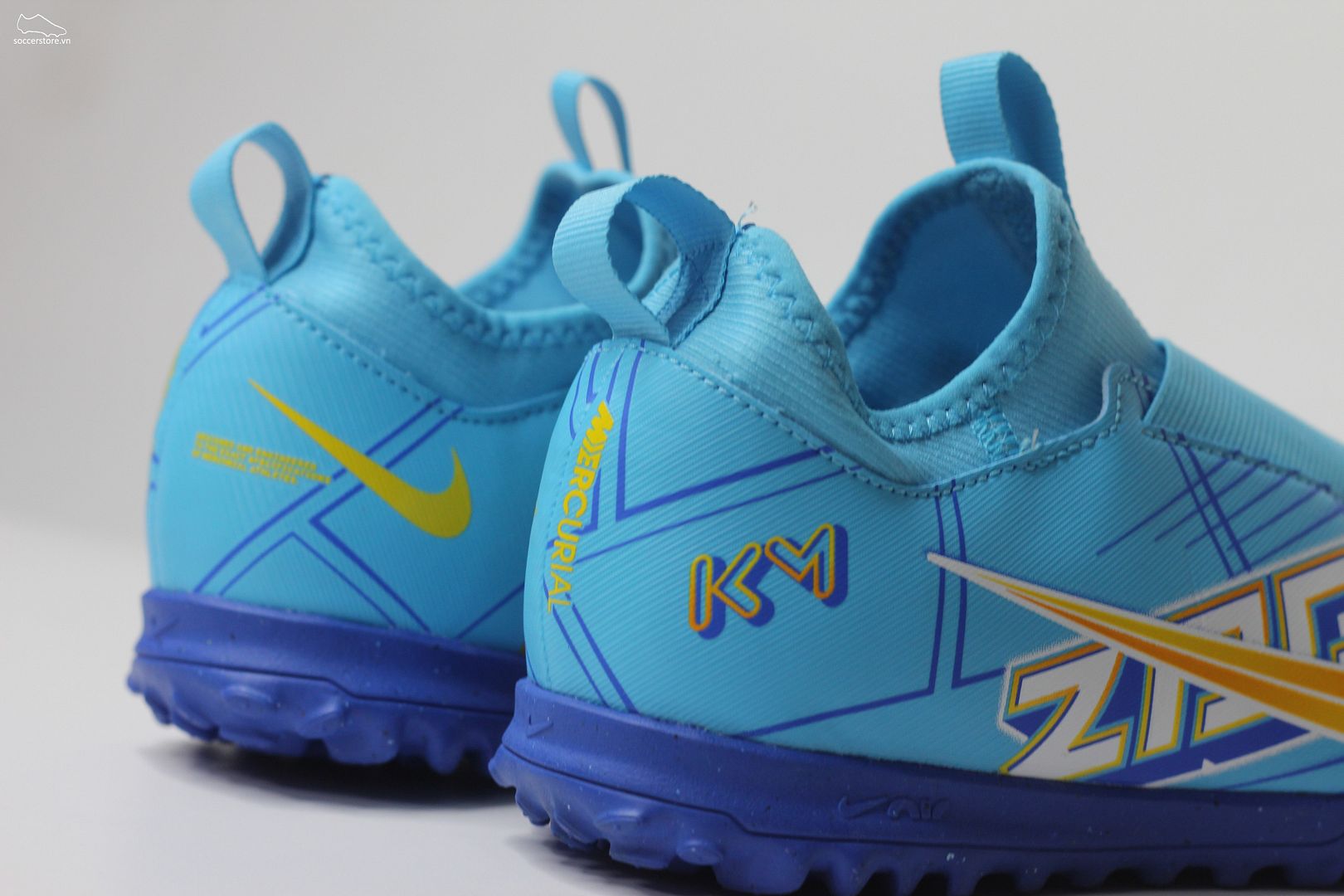 Nike Mercurial Vapor 15 Academy TF KM Jr màu xanh dương Kylian Mbappe DV0737-400
