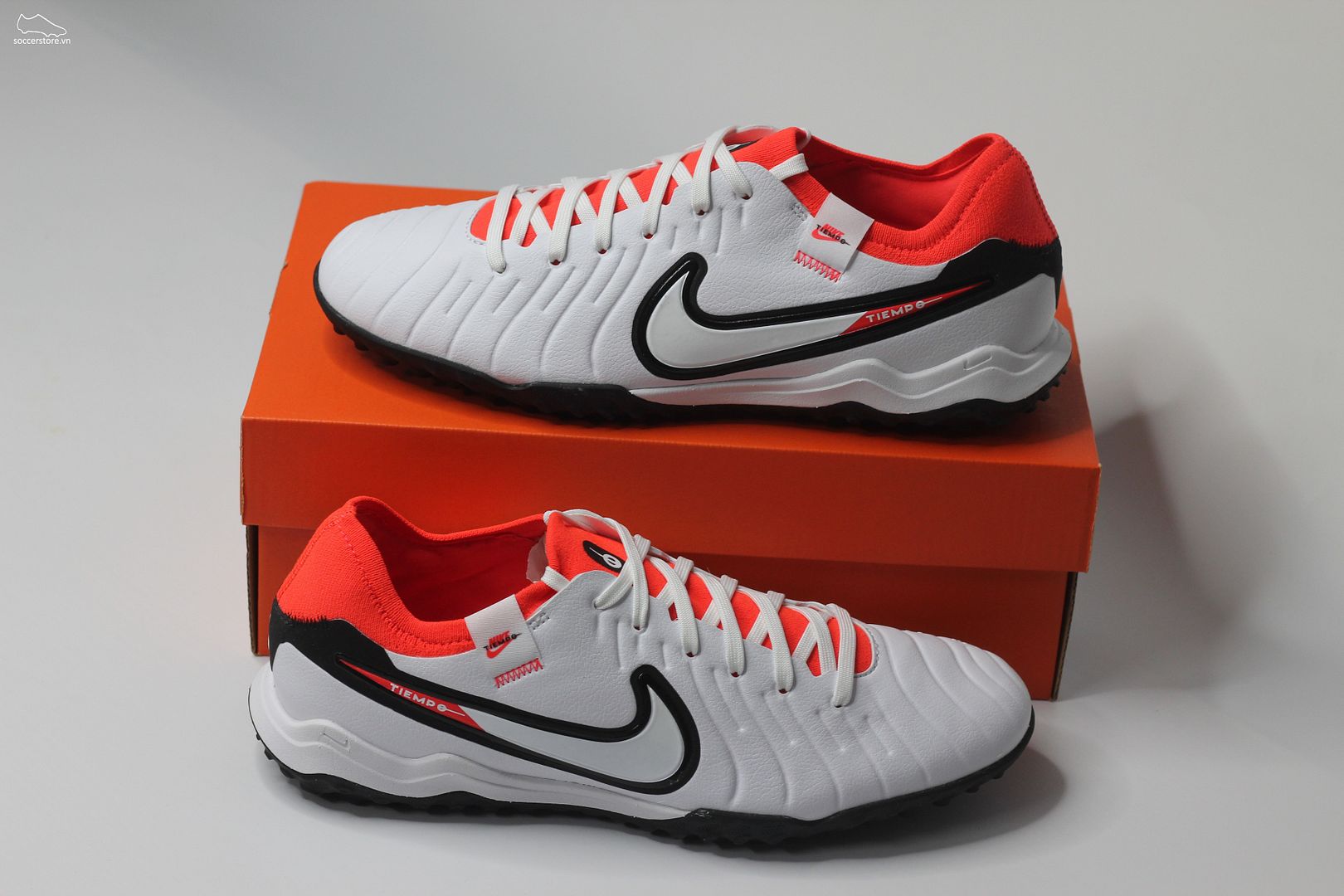 Nike Tiempo Legend 10 Pro TF màu trắng đỏ đen DV4336-100