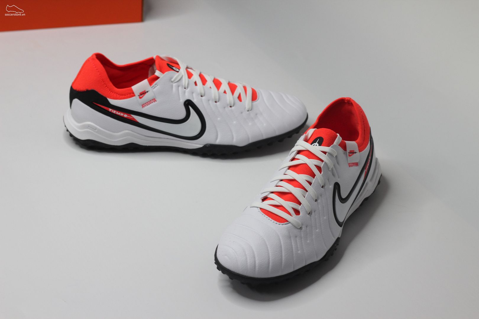 Nike Tiempo Legend 10 Pro TF màu trắng đỏ đen DV4336-100