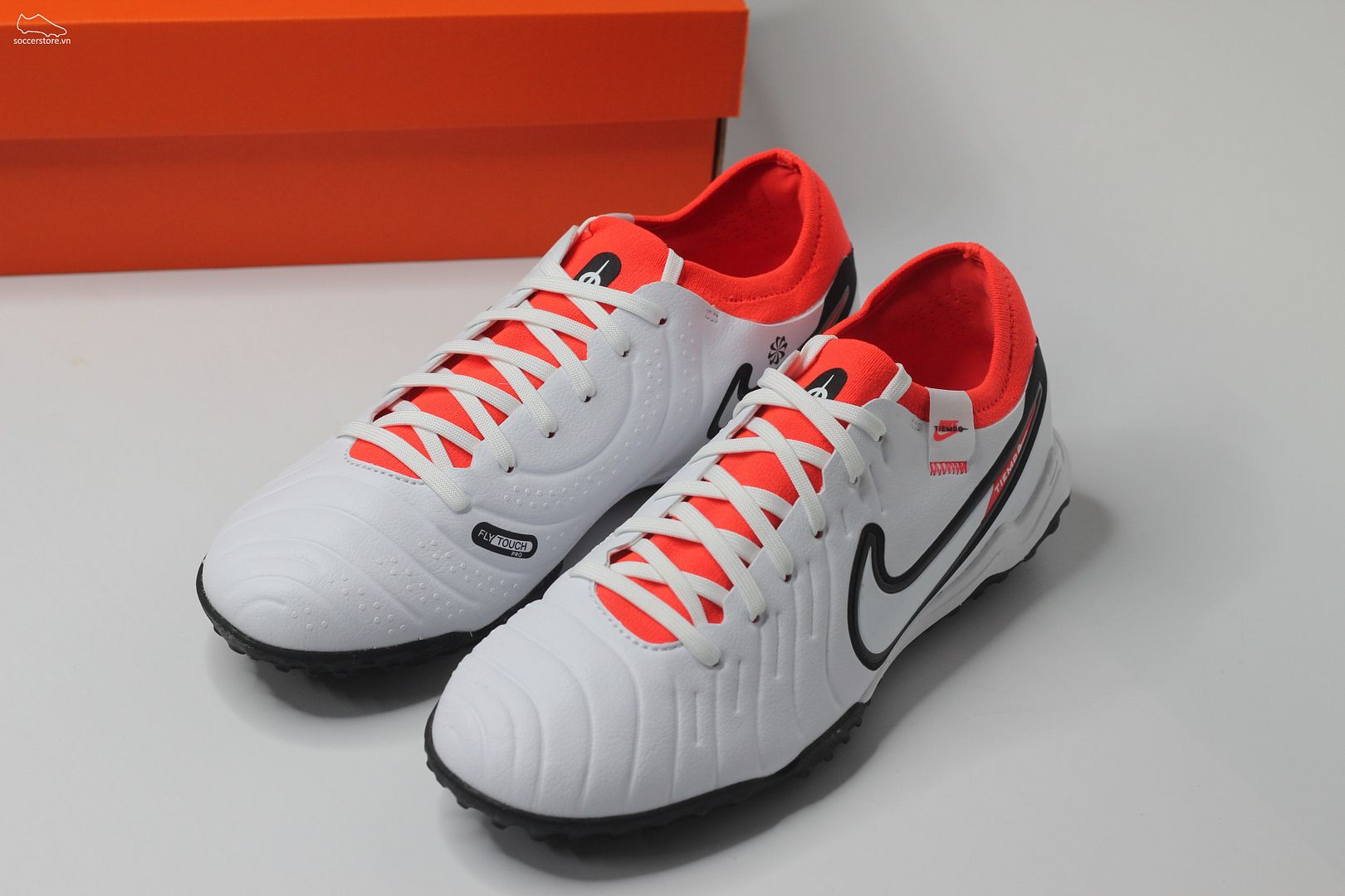 Nike Tiempo Legend 10 Pro TF màu trắng đỏ đen DV4336-100