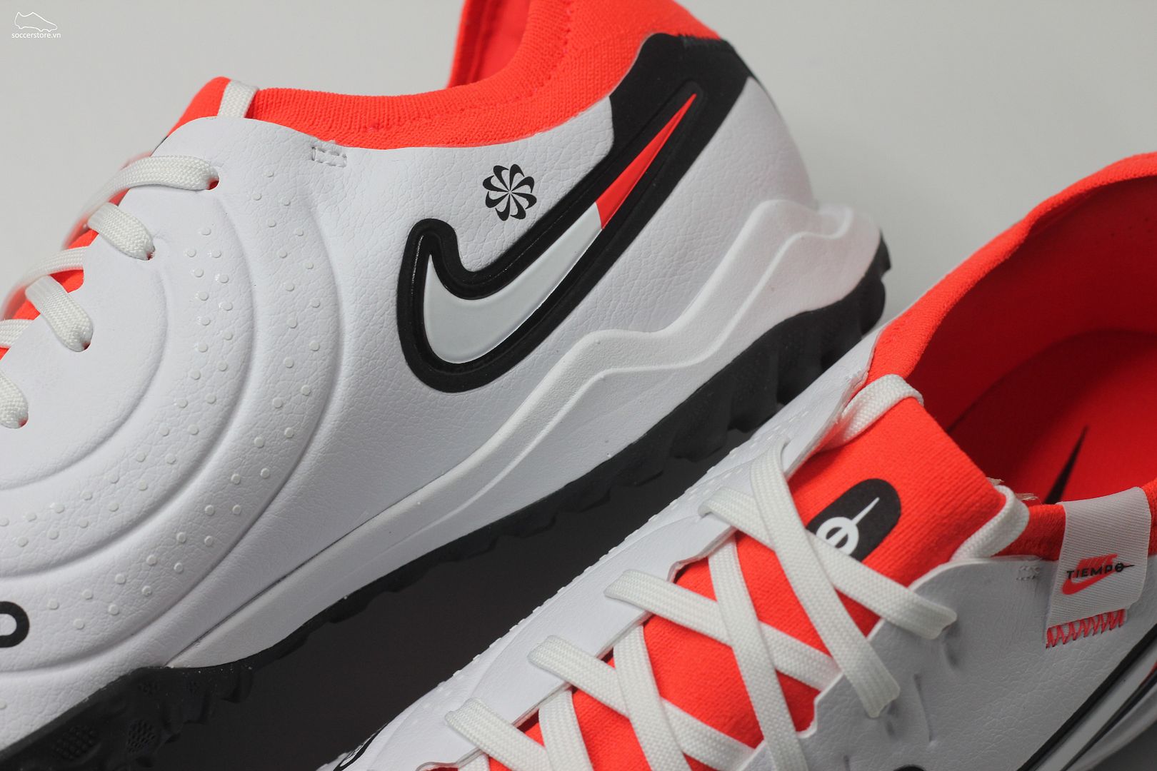 Nike Tiempo Legend 10 Pro TF màu trắng đỏ đen DV4336-100