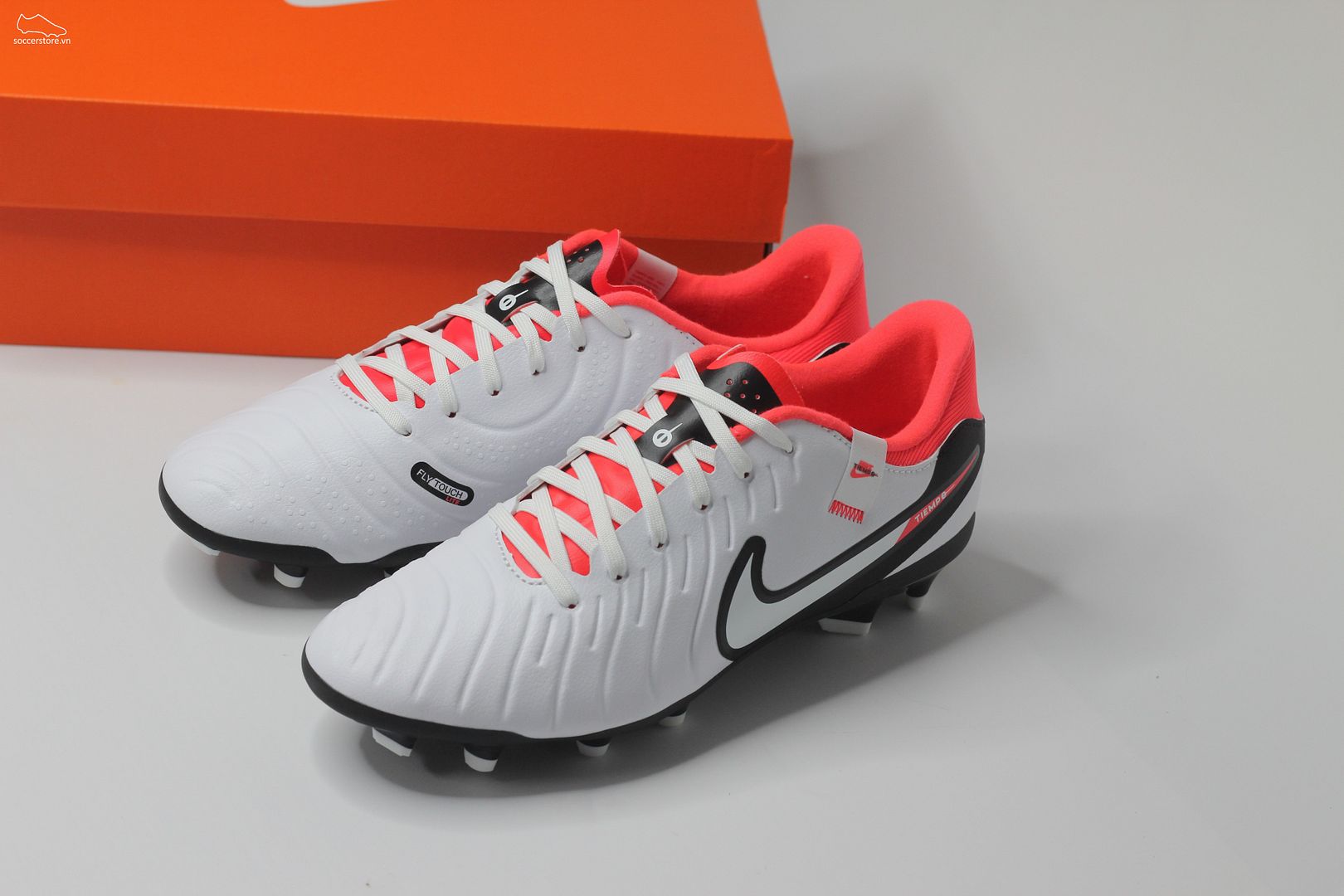 Nike Tiempo Legend 10 Academy MG màu trắng đỏ đen DV4337-100