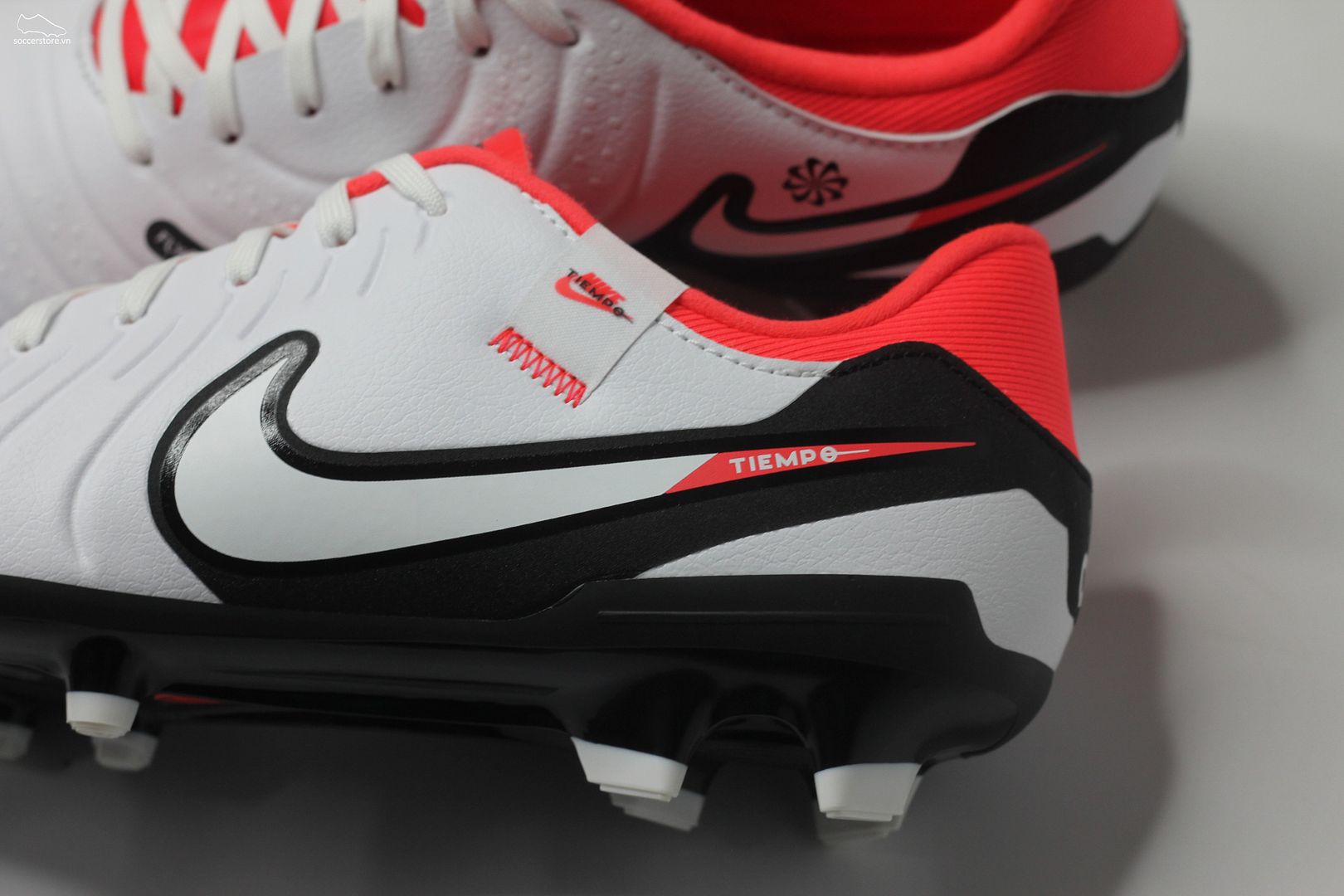 Nike Tiempo Legend 10 Academy MG màu trắng đỏ đen DV4337-100