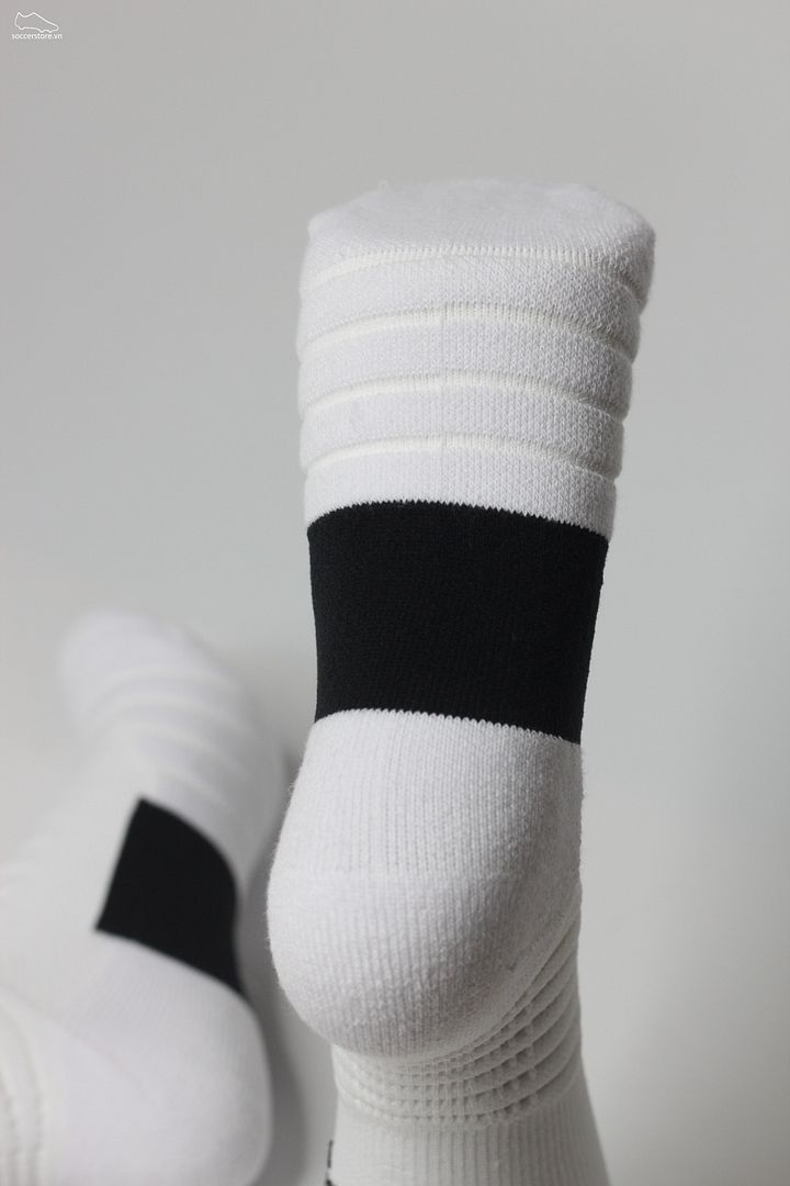 Tất bóng đá Crew Eagle Socks màu trắng, cổ thấp
