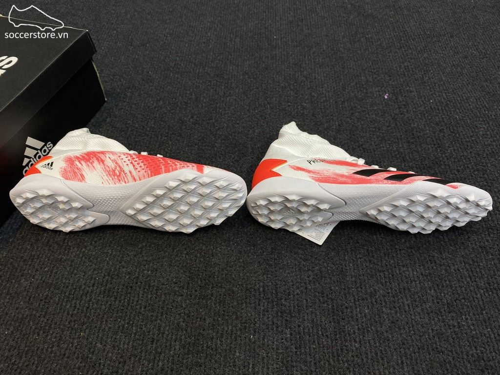 Adidas Predator 20.3 Kids TF Uniforia- White/ Core Black/ Pop EG0929