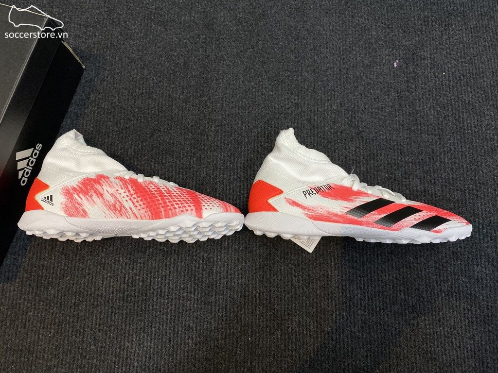 Adidas Predator 20.3 Kids TF Uniforia- White/ Core Black/ Pop EG0929