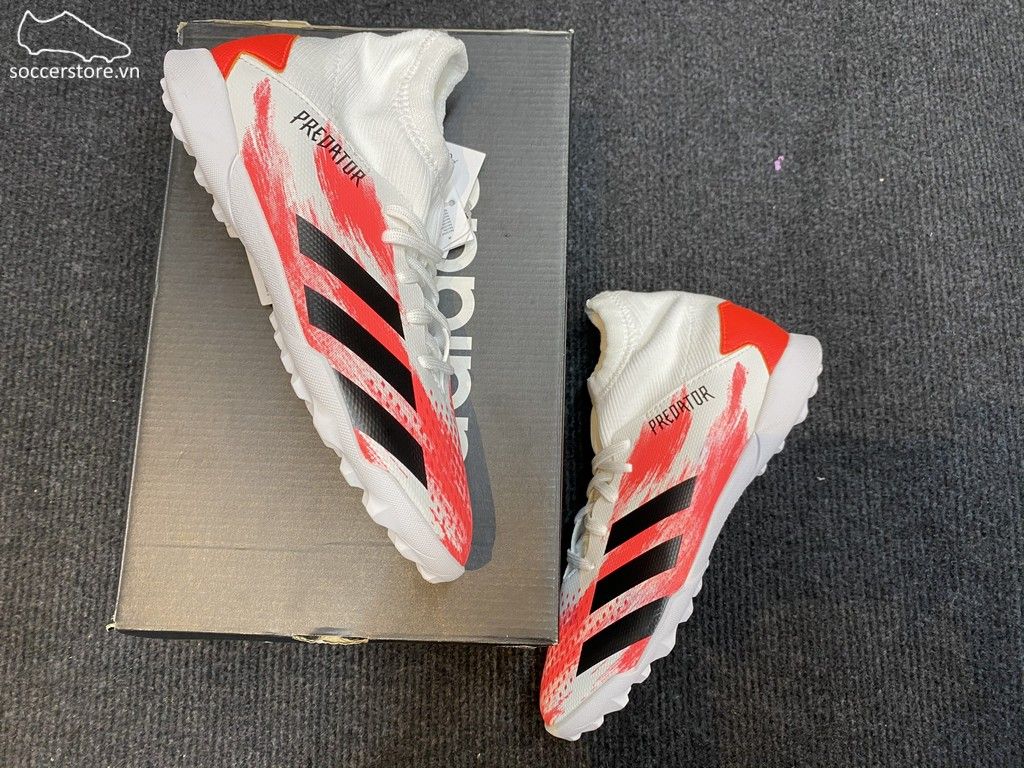 Adidas Predator 20.3 Kids TF Uniforia- White/ Core Black/ Pop EG0929