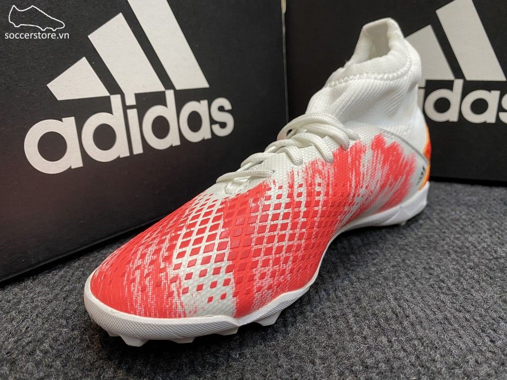Adidas Predator 20.3 Kids TF Uniforia- White/ Core Black/ Pop EG0929