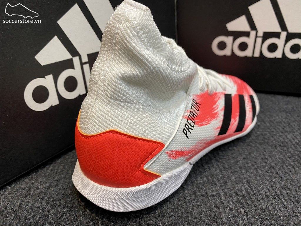 Adidas Predator 20.3 Kids TF Uniforia- White/ Core Black/ Pop EG0929