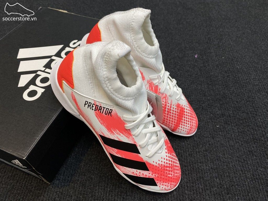 Adidas Predator 20.3 Kids TF Uniforia- White/ Core Black/ Pop EG0929