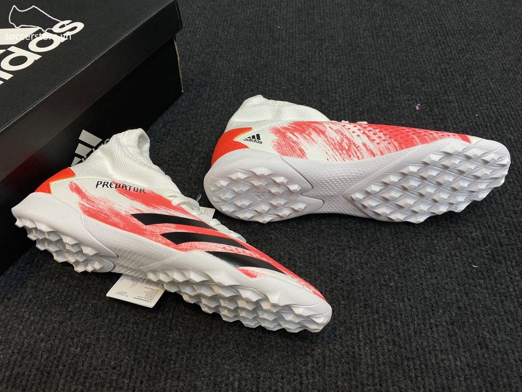 Adidas Predator 20.3 Kids TF Uniforia- White/ Core Black/ Pop EG0929