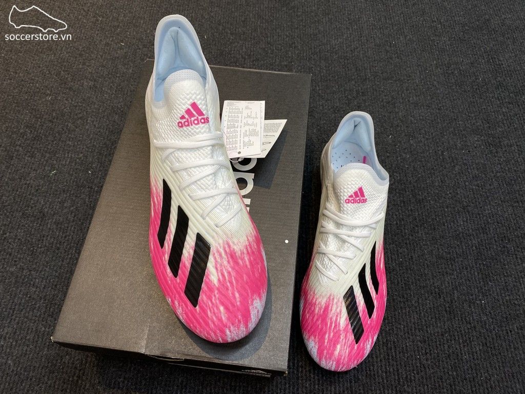 Adidas X 19.1 SG Uniforia- White/ Core Black/ Shock Pink EG7143