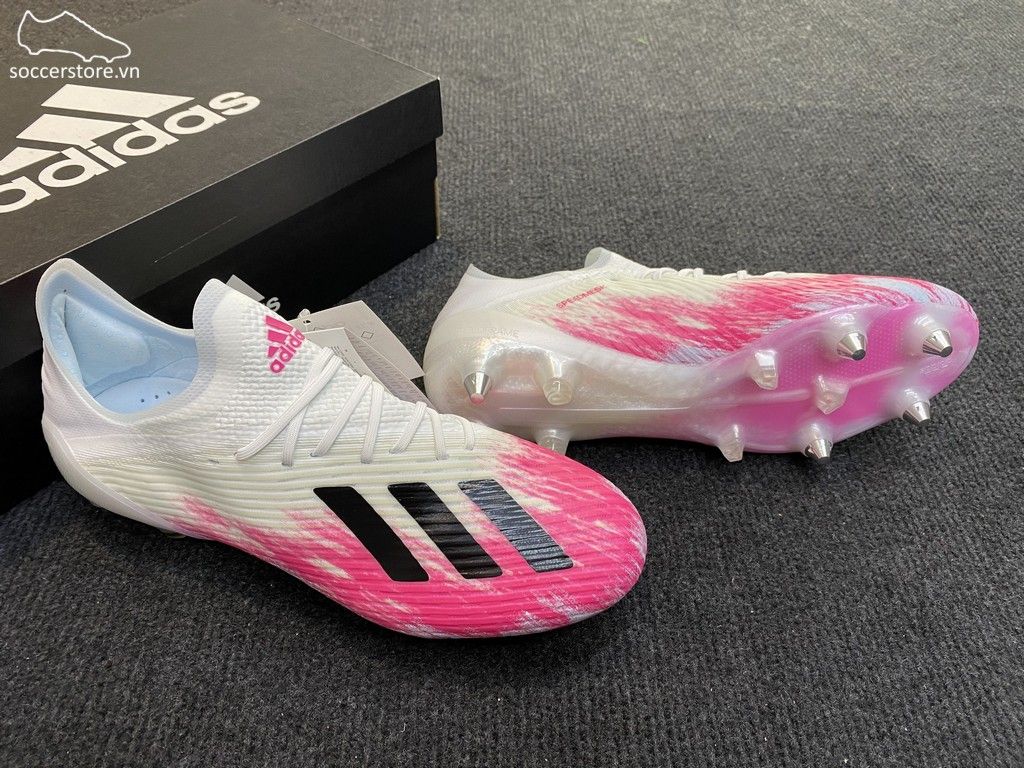 Adidas X 19.1 SG Uniforia- White/ Core Black/ Shock Pink EG7143