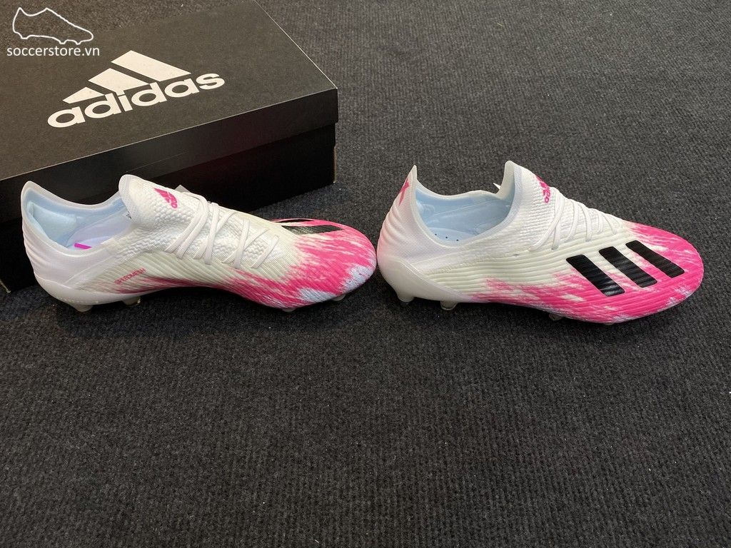 Adidas X 19.1 SG Uniforia- White/ Core Black/ Shock Pink EG7143