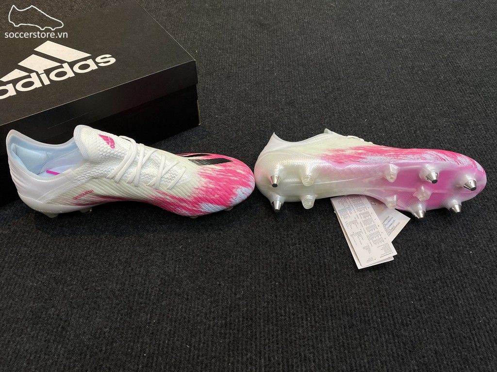 Adidas X 19.1 SG Uniforia- White/ Core Black/ Shock Pink EG7143