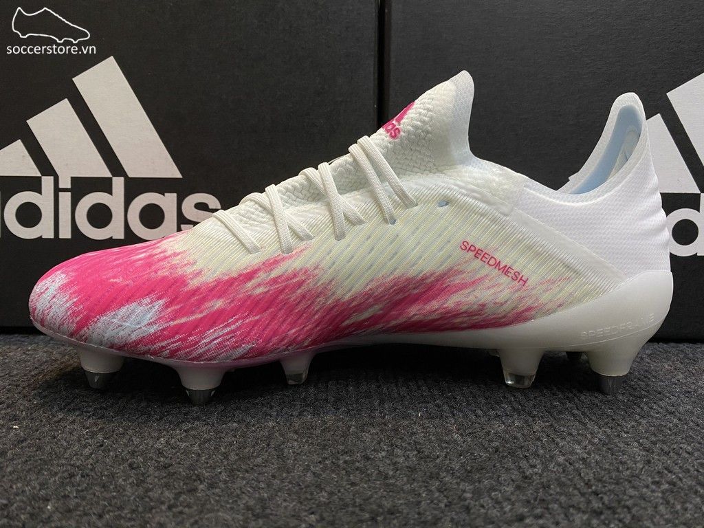 Adidas X 19.1 SG Uniforia- White/ Core Black/ Shock Pink EG7143