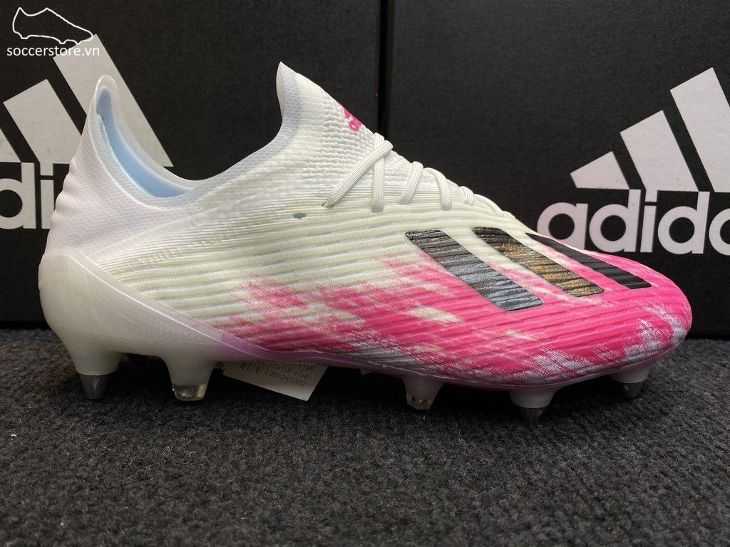 Adidas X 19.1 SG Uniforia- White/ Core Black/ Shock Pink EG7143