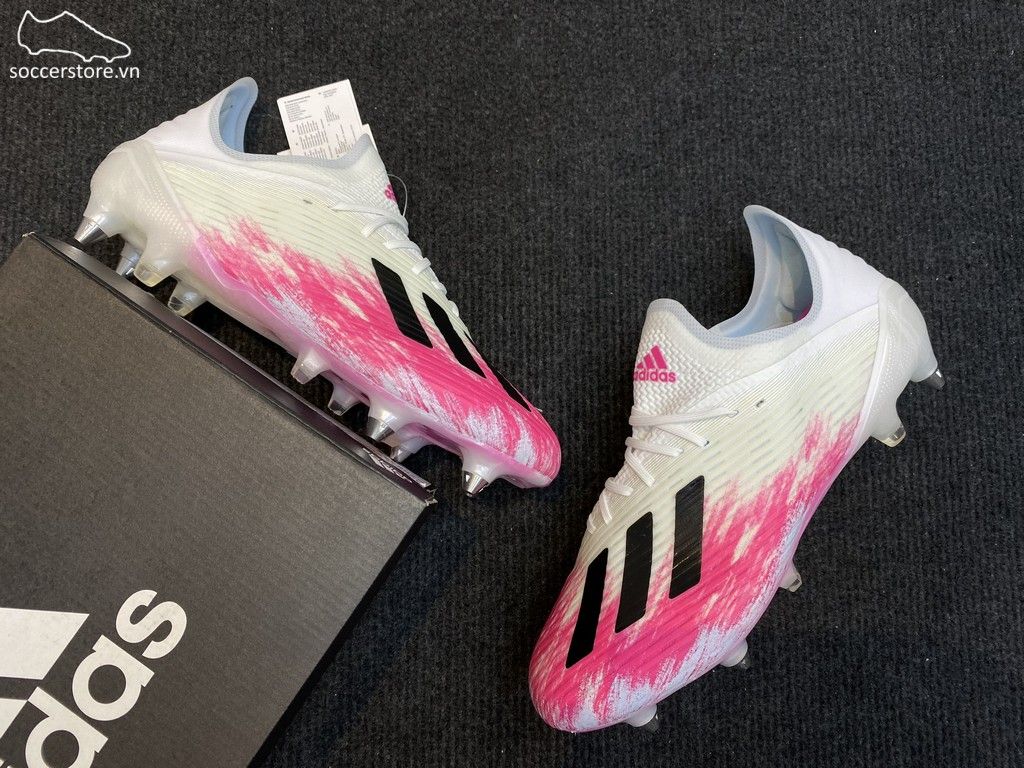 Adidas X 19.1 SG Uniforia- White/ Core Black/ Shock Pink EG7143