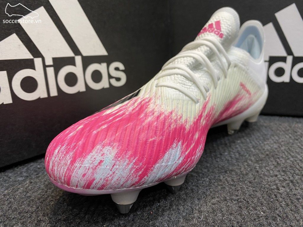 Adidas X 19.1 SG Uniforia- White/ Core Black/ Shock Pink EG7143