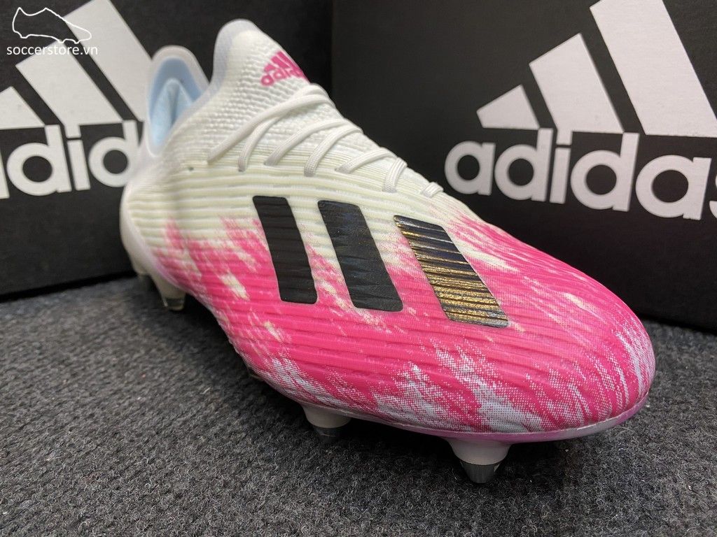 Adidas X 19.1 SG Uniforia- White/ Core Black/ Shock Pink EG7143