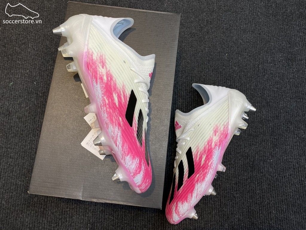 Adidas X 19.1 SG Uniforia- White/ Core Black/ Shock Pink EG7143
