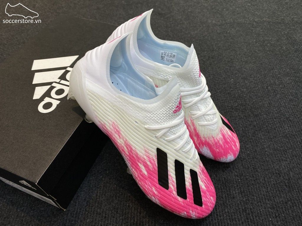 Adidas X 19.1 SG Uniforia- White/ Core Black/ Shock Pink EG7143