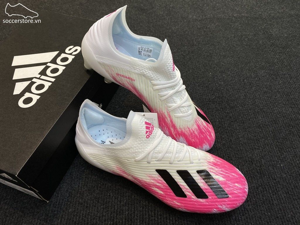 Adidas X 19.1 SG Uniforia- White/ Core Black/ Shock Pink EG7143