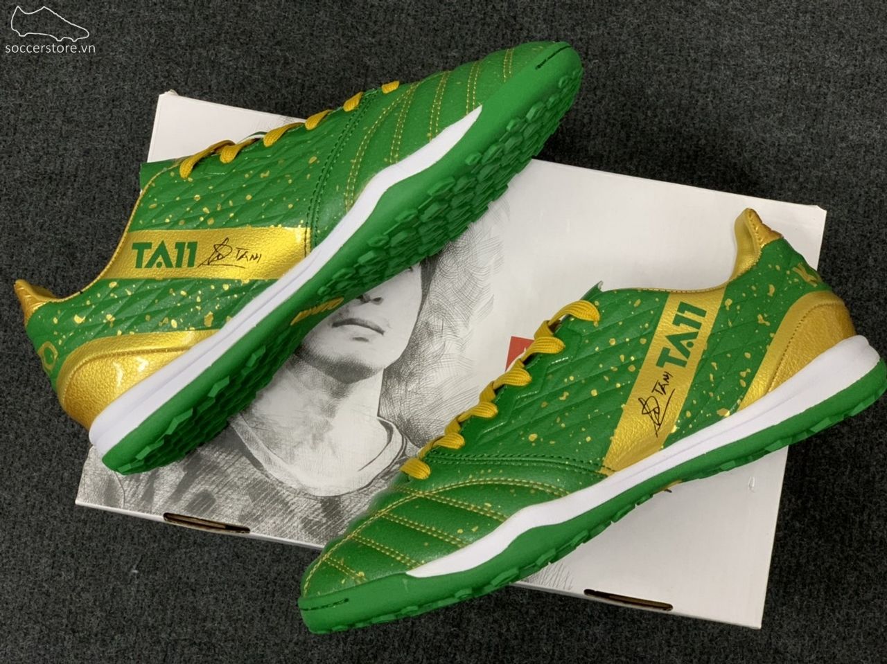 Kamito TA11 TF - Xanh lá/Vàng F21005