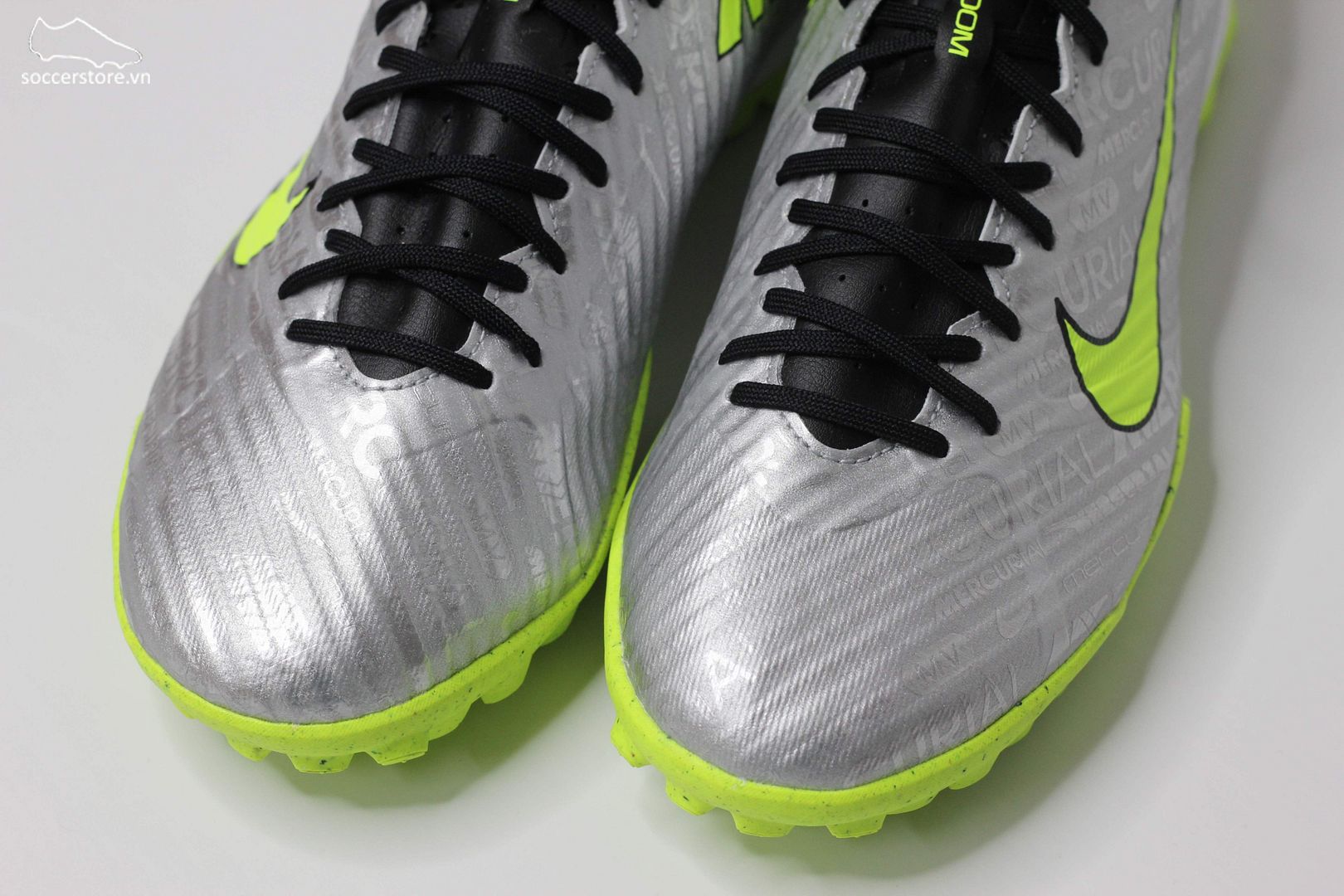 Nike Mercurial Vapor 15 Academy TF 25 XXV Zoom màu bạc FB8396-0605