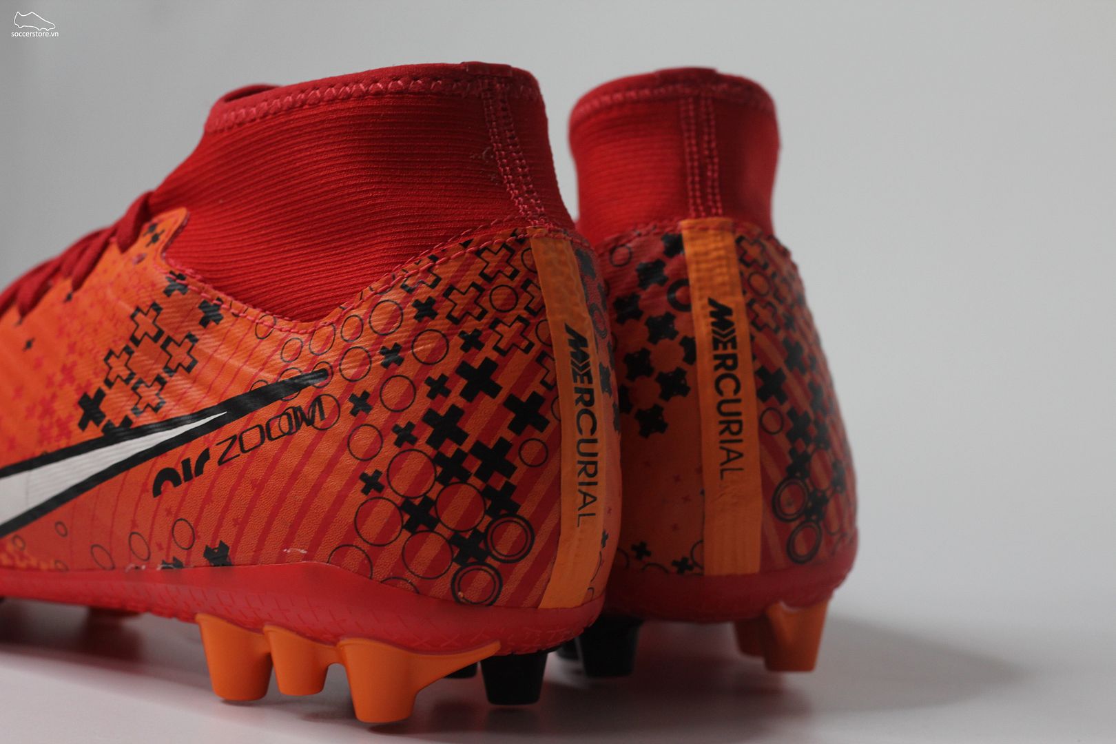 Nike Mercurial Superfly 9 Academy AG Air Zoom MDS 007 Dream Speed màu đỏ cam FD1158-600