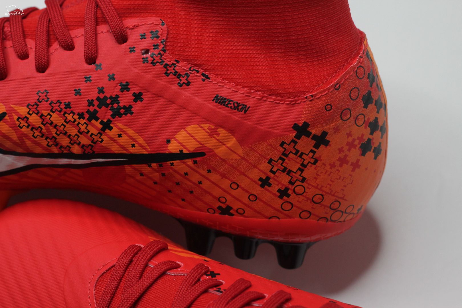 Nike Mercurial Superfly 9 Academy AG Air Zoom MDS 007 Dream Speed màu đỏ cam FD1158-600