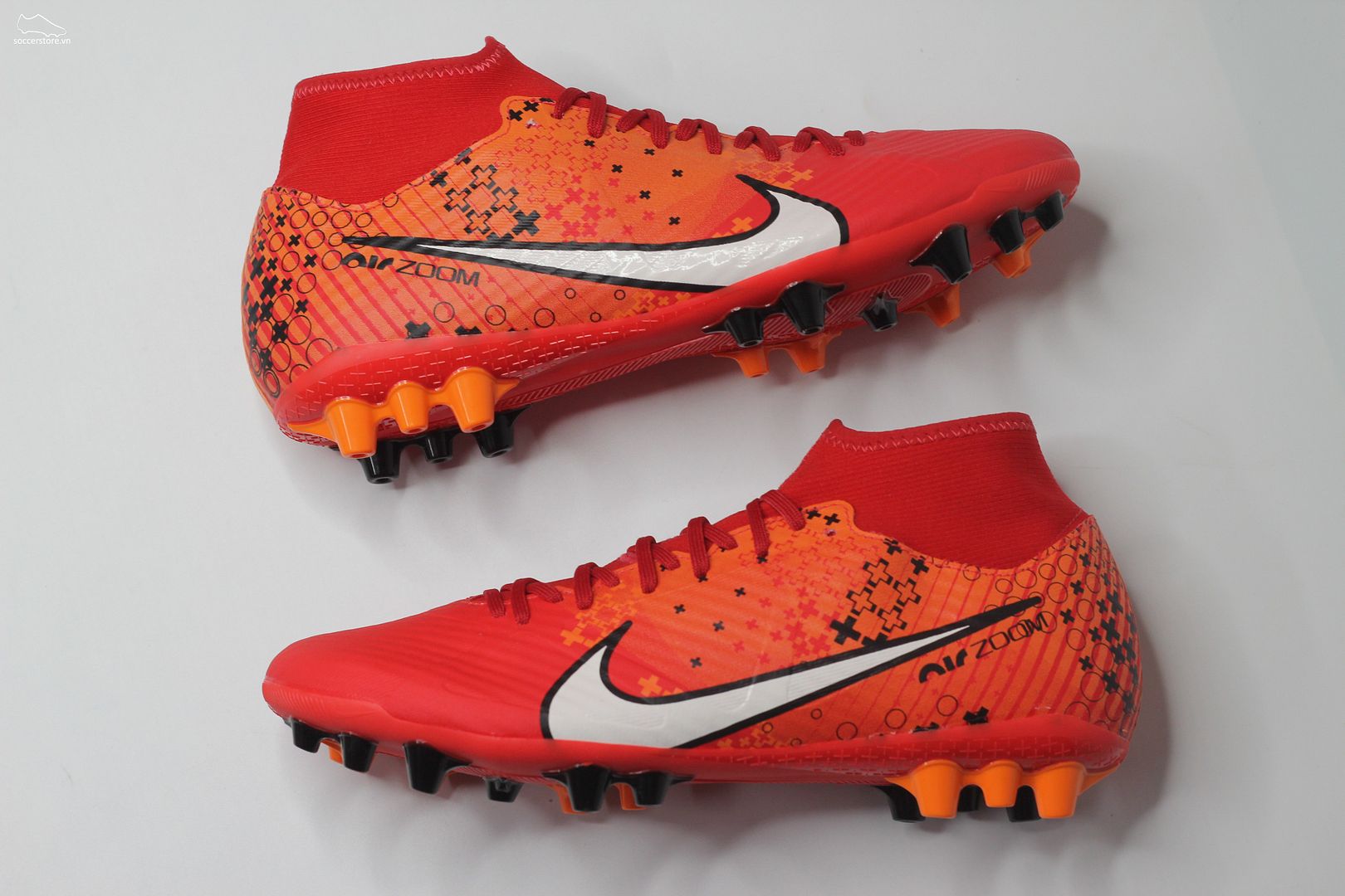 Nike Mercurial Superfly 9 Academy AG Air Zoom MDS 007 Dream Speed màu đỏ cam FD1158-600
