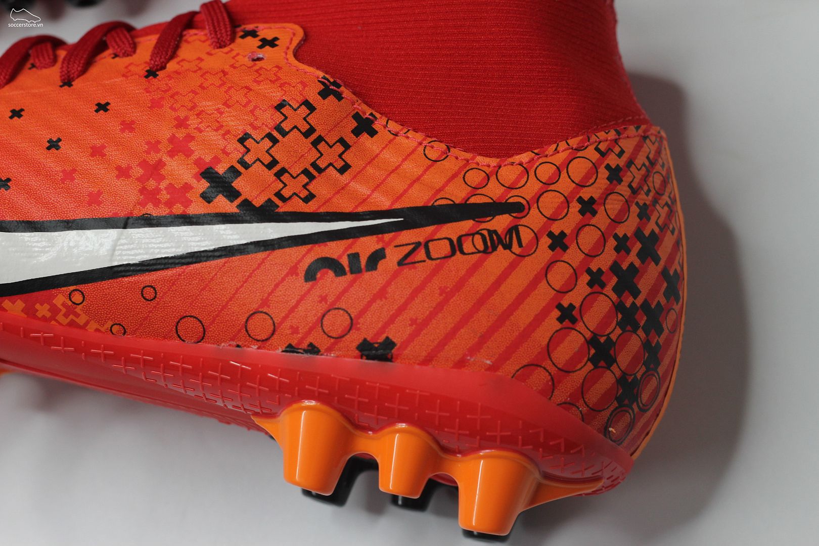 Nike Mercurial Superfly 9 Academy AG Air Zoom MDS 007 Dream Speed màu đỏ cam FD1158-600