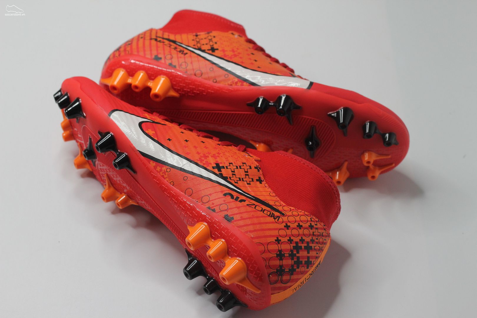 Nike Mercurial Superfly 9 Academy AG Air Zoom MDS 007 Dream Speed màu đỏ cam FD1158-600