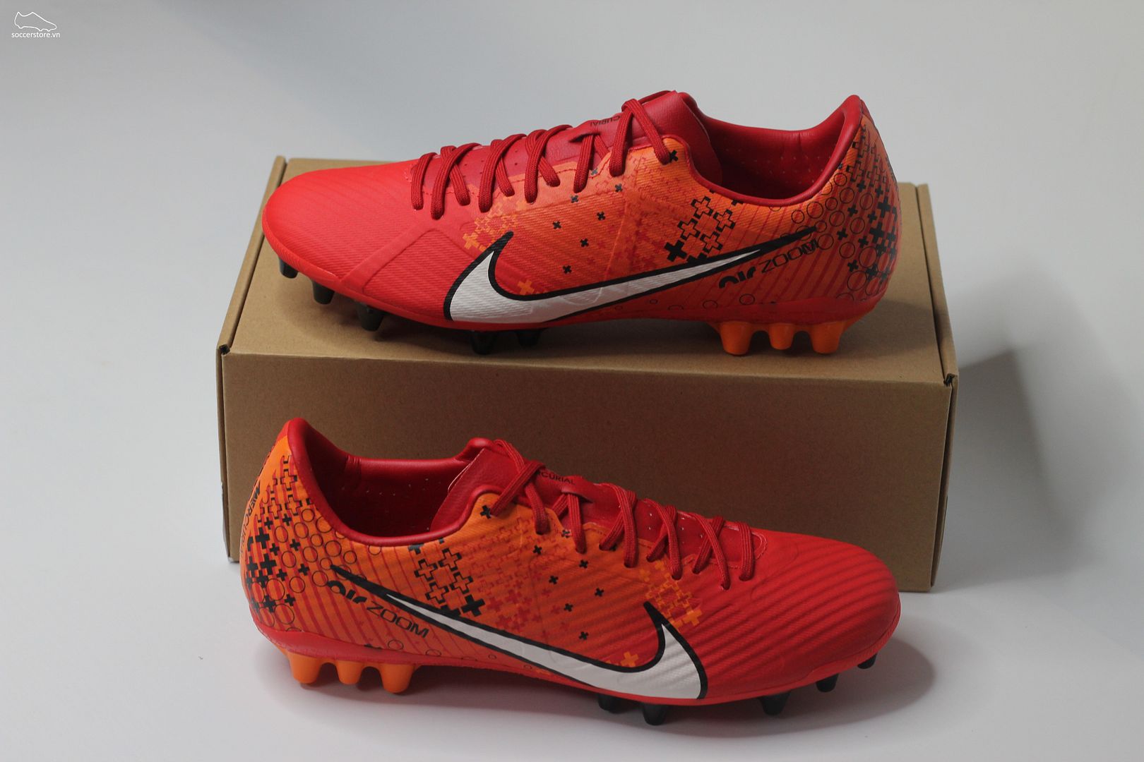 Nike Mercurial Vapor 15 Academy AG Air Zoom MDS 007 Dream Speed màu đỏ cam FD1160-600