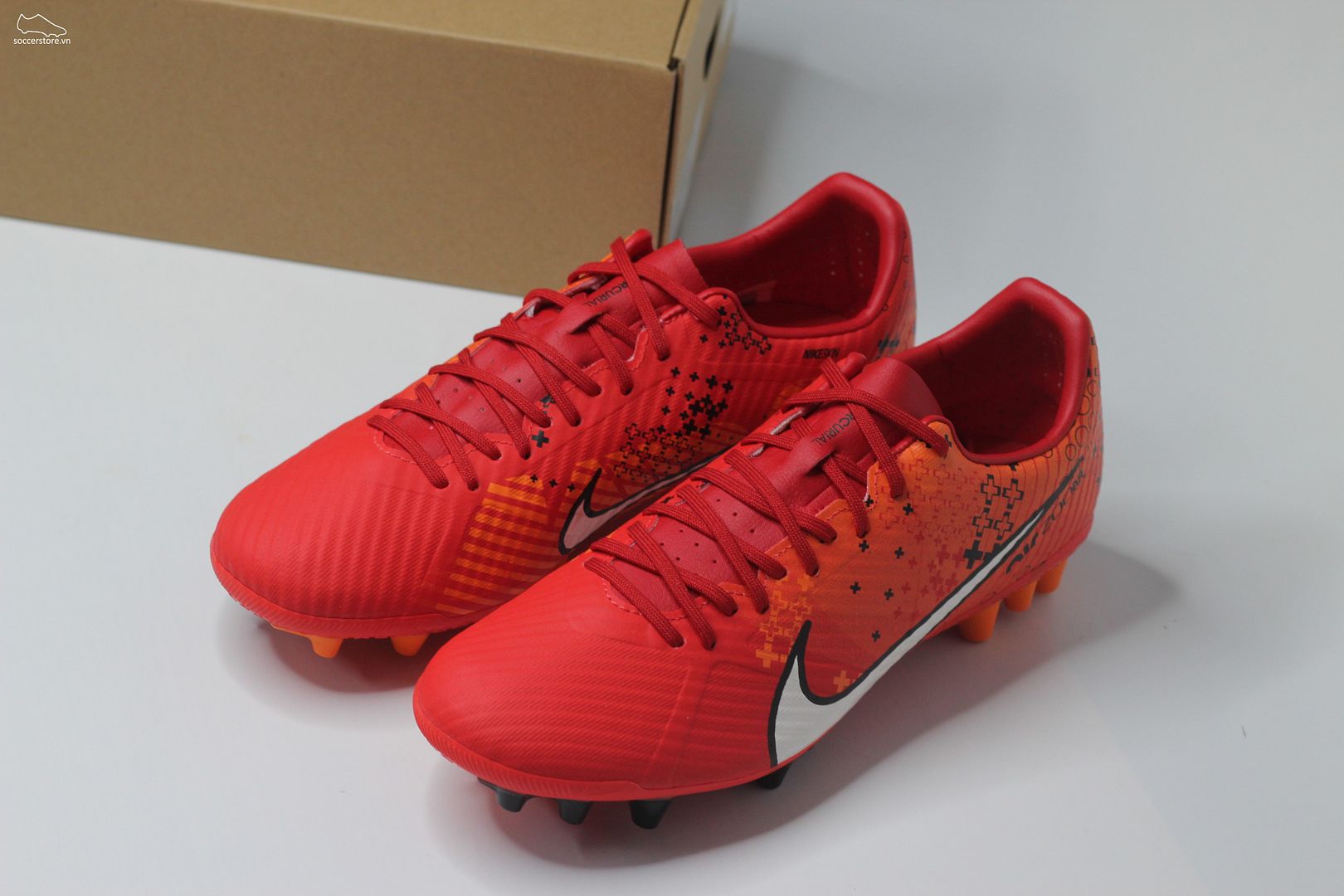 Nike Mercurial Vapor 15 Academy AG Air Zoom MDS 007 Dream Speed màu đỏ cam FD1160-600